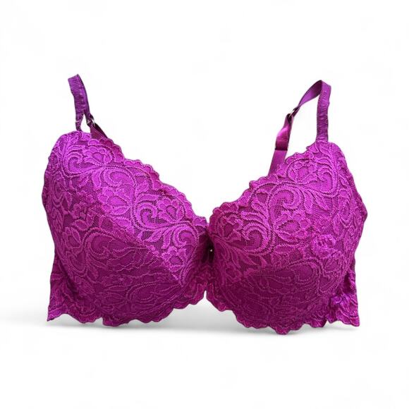 Smart & Sexy Women 38C Wired Purple Lace bra - Picture 1 of 3